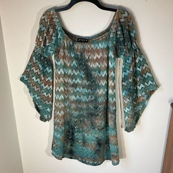 Joyce Dress, Size M, Sparkle Lace Overlay Mini, Statement Sleeves. Lana del Rey - Picture 1 of 14